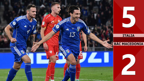 Video trận Italy và Bắc Macedonia tại vòng loại Euro 2024: Trận cầu 7 bàn thắng